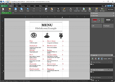 Screenshot of a .drp file in NCH Software DrawPad 1.7